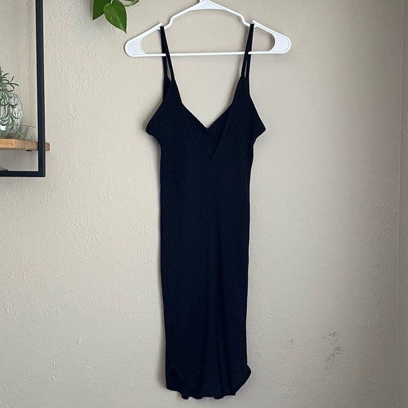 PacSun LA Hearts Black Ribbed Dress - Picture 3 of 6